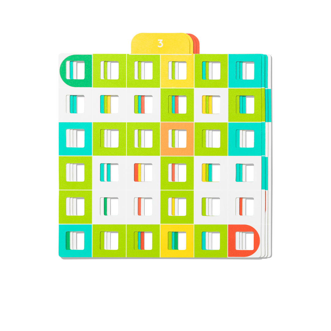 Marble Maze Pattern Cards (set of 5)