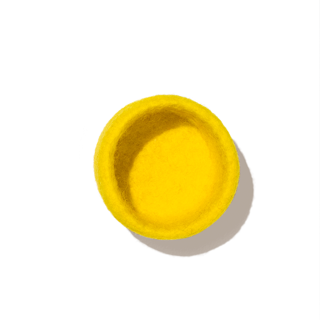 Felt Basket (Yellow)
