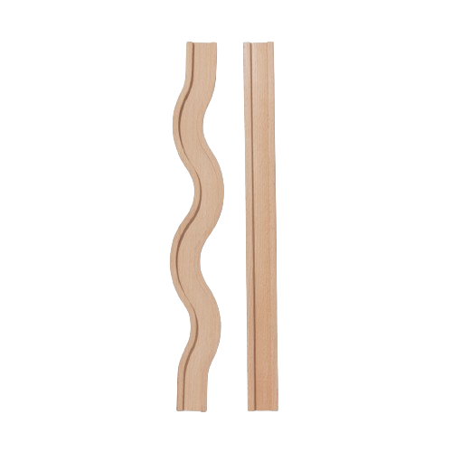 Wavy and Straight Rail (set of 2)