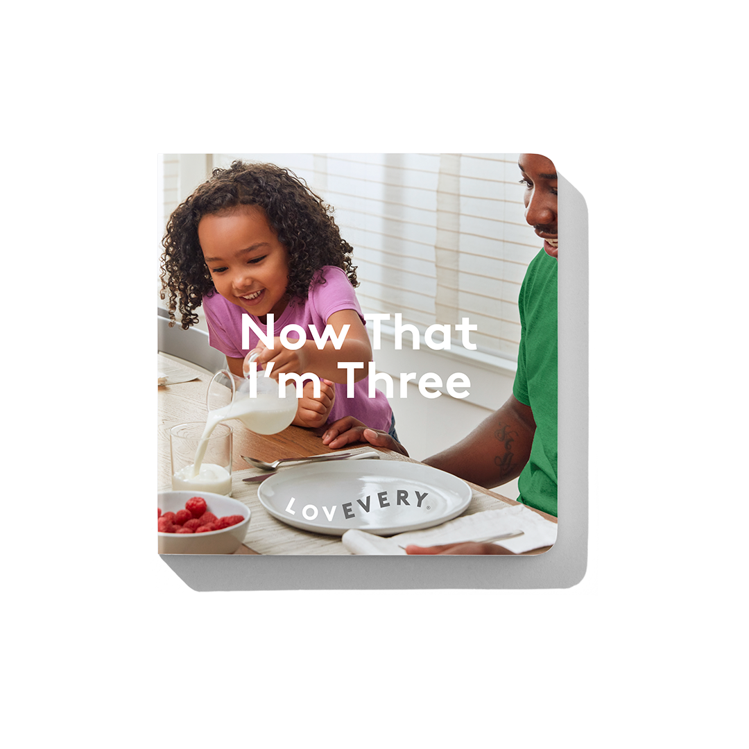 'Now That I'm Three' Board Book